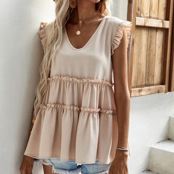 Shein babydoll blouse size small - Picture 3 of 8